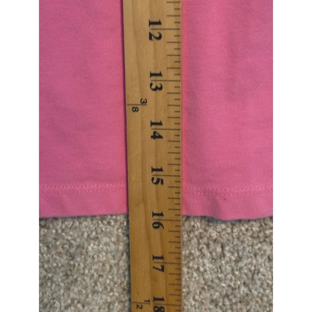 Ralph Lauren Polo Dress Girls 18M Pink Sleeveless Racerback Cotton Pique